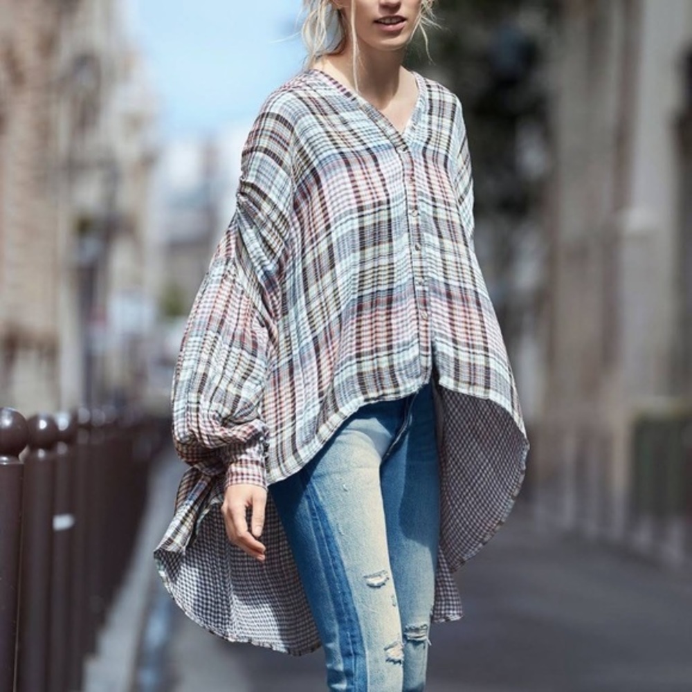 Free people come over flannel